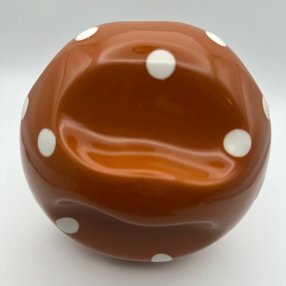 Mushroom House Shaped Ceramic Jar